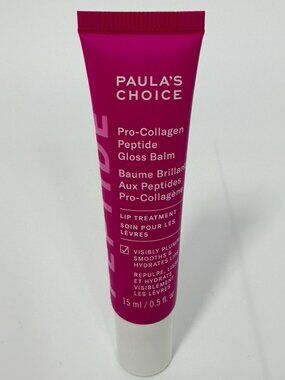 Paula’s Choice Pro-Collagen Peptide Lip Gloss Balm Sheer Pink 0.5 oz Plumping